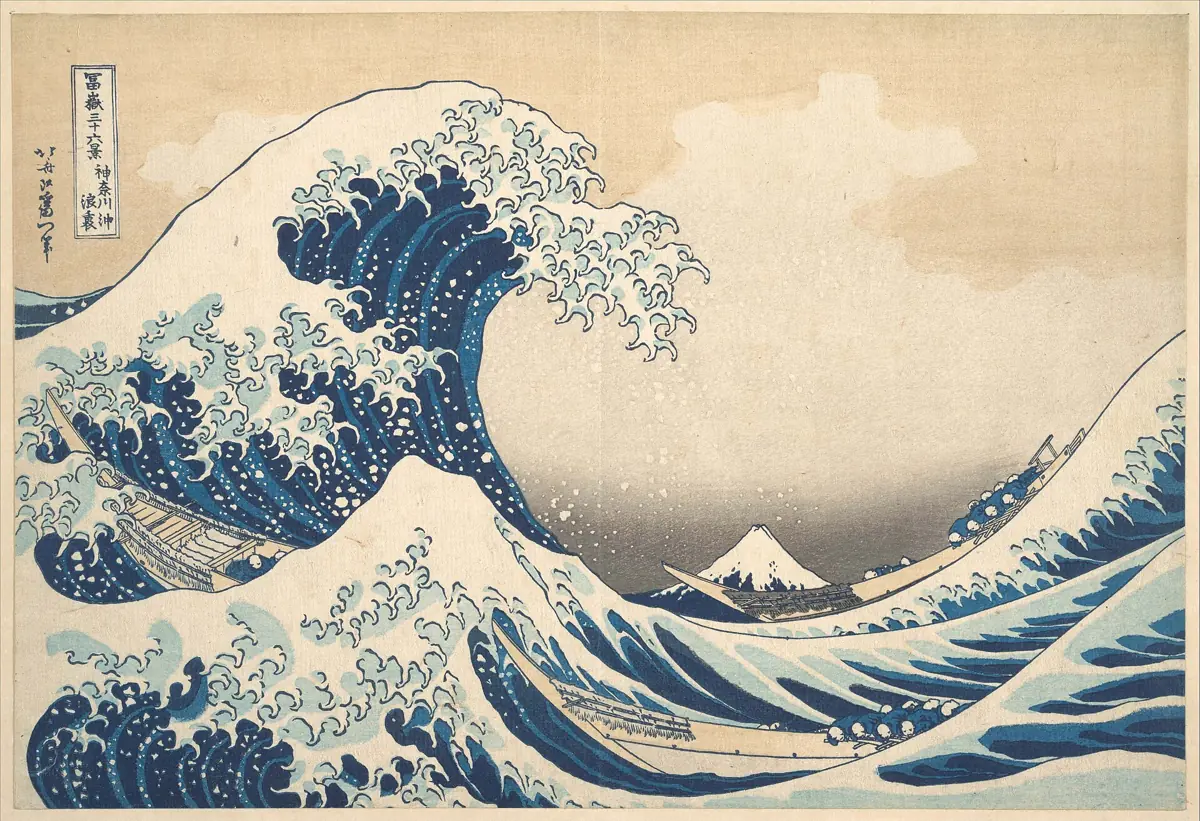 Katsushika Hokusai, Under the Wave off Kanagawa (The Great Wave)